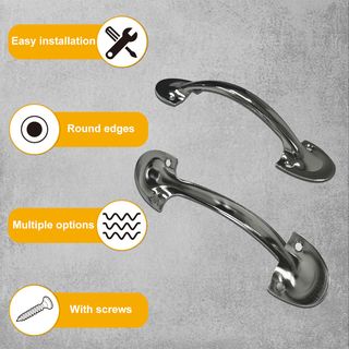 TORSTEN มือจับประตู รุ่น NE01 ขนาด 6นิ้ว สีสเตนเลส