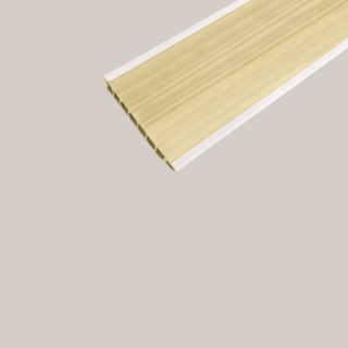 GREAT WOOD ไม้บัวพื้น PVCJF209 80x14x2900มม. สีขาว