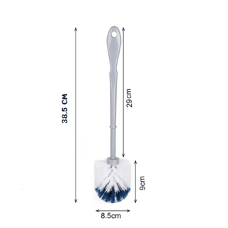 ICLEAN แปรงขัดสุขภัณฑ์หัวกลม GTG56252 ขนาด 8.5x8.5x38 cm. สีทูโทน