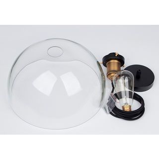 EILON โคมไฟห้อยกระจก ทรงสามเหลี่ยม สไตล์ Loft รุ่น GYFDD-7514 สีใส