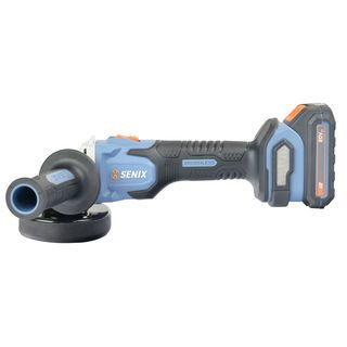SENIX เครื่องเจียรไร้สายBrushless 4นิ้ว 20V(Max) รุ่นPAX2-M-EU สีน้ำเงินดำ (พร้อมแบตเตอรี่ 4.0Ah 2ก้อน และแท่นชาร์ต1อัน)