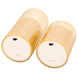 COZY เทียน LED 2ชิ้น/กล่อง รุ่น LILIN ขนาด 7.5x7.5x10ซม. / 7.5x7.5x15ซม. สีทอง