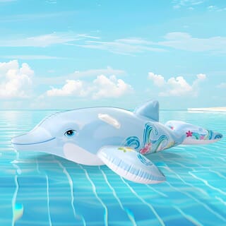 TOYS แพปลาโลมาเป่าลม รุ่น 58535NP ขนาด 175x66x25 ซม.