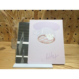 USUPSO กระจกตั้งโต๊ะขอบหนาพับเก็บได้ ขนาด  21x15x1  (#BD)