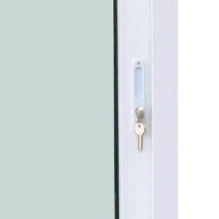 WINDOW ASIA (10MAX) UPVC ประตูบานเลื่อน SS 160X205 ซม. สีขาว พร้อมมุ้ง 