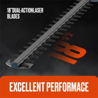 SENIX เครื่องตัดพุ่มไม้สูงไร้สาย ขนาด 21 นิ้ว 20V(Max) ปรับสูง 1.8 - 2.5 เมตร (พร้อมแบตเตอรี่ 2.0Ah 1 ก้อน) รุ่น HTPX2-M-EU สีน้ำเงิน - ดำ