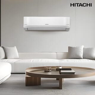 HITACHI เครื่องปรับอากาศ Inverter ขนาด 18300 BTU RAK-DH18PCBST สีขาว