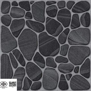 Marbella กระเบื้องเซรามิคปูพื้น 16x16 นิ้ว รุ่น มาครอส เทาเข้ม (MB)(A) Matt (6P)