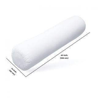 TRUFFLE หมอนข้างใยสังเคราะห์ รุ่น Firm ขนาด 14x42 นิ้ว (เส้นใย 1000 กรัม) สีขาว 