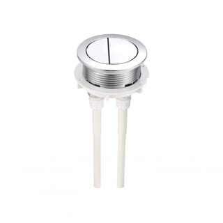Verno ชุดปุ่มกดชำระทรงกลม 2 ระบบ รุ่น PQS-C4821HS  ขนาด 48 มม. 
