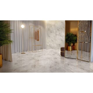 La Arezza 75X150  ซม.กระเบื้องพอร์ซเลน รุ่น Luxura marble brown (DGD20241015) High-glossy Random (2pcs /box  2.25 sqm)