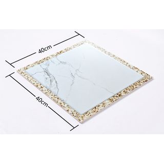 Marbella กระเบื้องเซรามิคปูพื้น 40X40 ซม. รุ่น บล็อคไวท์ CZYM354 Matt (12P)