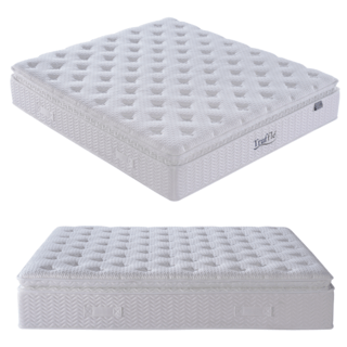 Truffle ที่นอนพ็อกเก็ตสปริงเสริมยางพารา รุ่น Lalisa ขนาด 180x200x34 ซม. (6ฟุต) สีขาว