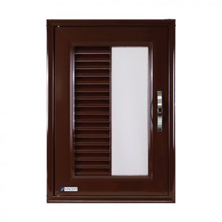 WT บานซิงค์เดี่ยว 45x65CM. RZ-901 สีโอ๊ค