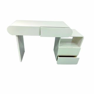 (1/2)DELICATO โต๊ะเครื่องแป้ง รุ่น NOVA ขนาด 123x42x57 ซม. สีขาว 