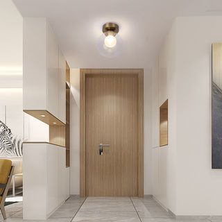 EILON โคมติดผนังทรงกลม ขั้ว G9 รุ่น GDD-8769 ฐานสีทอง โคมสีใส