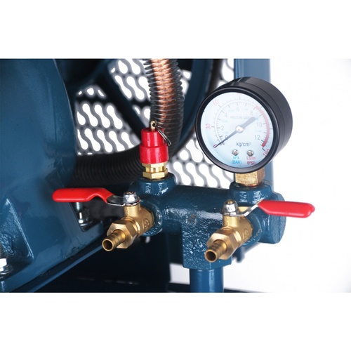 BISON ปั๊มลมสายพาน ขนาด 64 ลิตร 2 แรงม้า รุ่น 2051-64