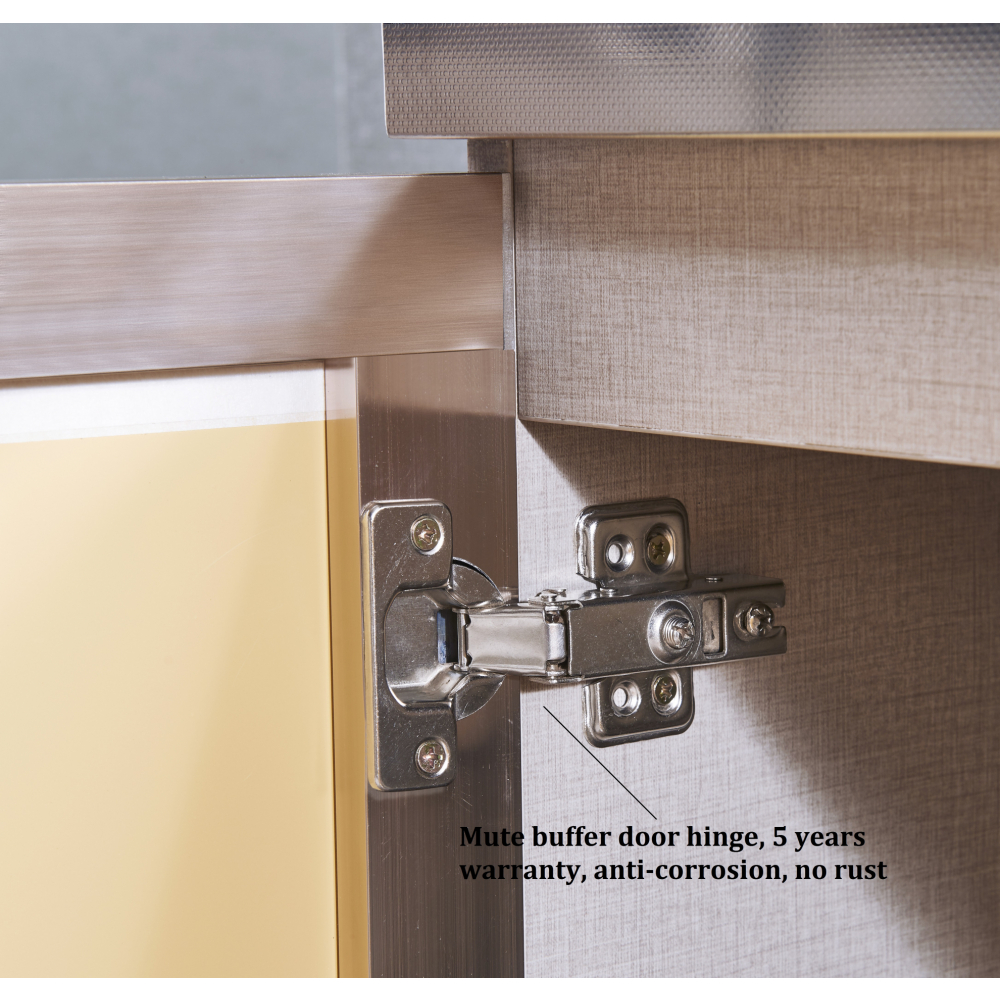 KOCH KITCHEN ตู้พร้อมซิงค์ 1 หลุมไม่มีที่พัก 120x50x80 ซม. BLINKS สีครีม (1/2)