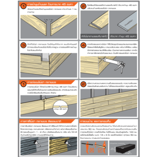 ตราเพชร ไม้ฝา ลายไม้ 0.8x20x300 ซม. สีลาเต้