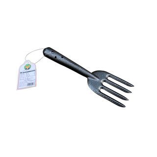 POLLO  ส้อมพรวนด้ามเหล็ก รุ่น RH6189B ขนาด26.8x7.2ซม สีดำ