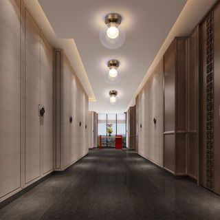 EILON โคมติดผนังทรงกลม ขั้ว G9 รุ่น GDD-8769 ฐานสีทอง โคมสีใส