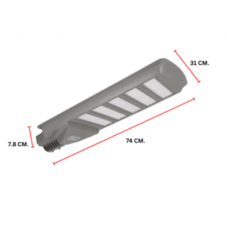 EILON โคมไฟถนนโซล่าเซลล์ 300W รุ่น ETLD-LW5T-300DL แสงเดย์ไลท์ พร้อมรีโมทคอลโทรล