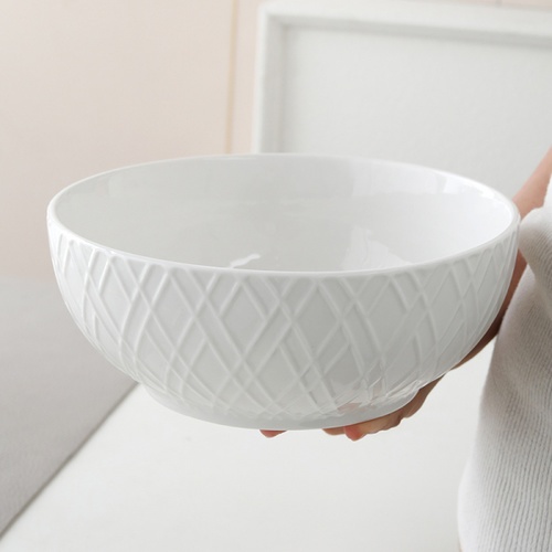 ADAMAS ถ้วยเซรามิค 8 นิ้ว FIONA-WH07 สีขาว