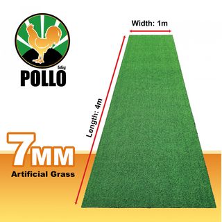 POLLO หญ้าเทียมตกแต่ง รุ่นGreenland-S714 ขนาด7มม. กว้าง1เมตร x ยาว4 เมตร สีเขียวอ่อน 