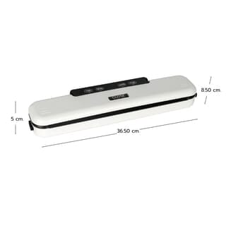 CLOSE เครื่องซีลสูญญากาศ 80W JMZK003  สีขาว พร้อมถุงซีลสูญญากาศ 10 ถุง