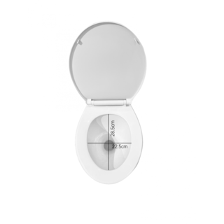 Iris สุขภัณฑ์นั่งราบแบบราดน้ำ รุ่น  เซฟ Save IR-7001