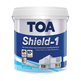 ทีโอเอ ชิลด์วัน สีรองพื้นปูนใหม่ #E1000 5 กล สีขาว