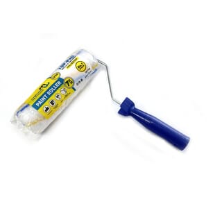 MW ลูกกลิ้งทาสีพร้อมด้าม (Eco) 7นิ้ว รุ่น TS1116 สีขาว-แถบฟ้า