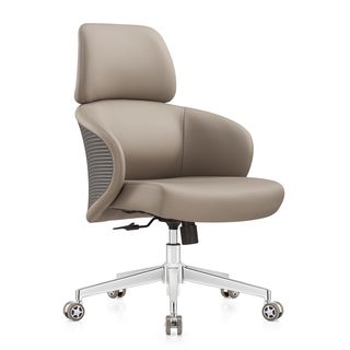 SMITH เก้าอี้ผู้บริหาร Middle back รุ่น Sora-01 ขนาด 67.5x68x96.5-105 ซม. สีเทา