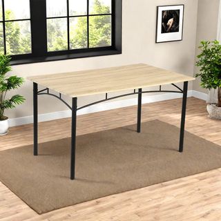 Delicato ชุดโต๊ะอาหาร 6 ที่นั่ง รุ่น Akira โต๊ะ:140X80X76ซม. เก้าอี้:42x44x85ซม. สีน้ำตาลเข้ม