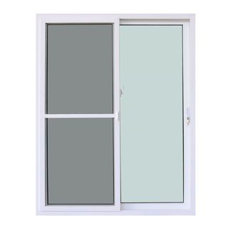 WINDOW ASIA (10MAX) UPVC ประตูบานเลื่อน SS 160X205 ซม. สีขาว พร้อมมุ้ง 