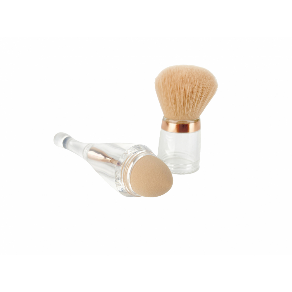 KOJI ชุดแปรงบลัชเซตมัลติฟังก์ชั่น 3in1 MFB003 ขนาด 3x3x17ซม.สีน้ำตาล