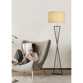 EILON โคมไฟตั้งพื้นโมเดิร์น รุ่น fluffy S3030F สีทอง-ดำ