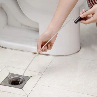 ICLEAN สายทะลวงท่อ รุ่น DU002 ขนาด 6มม.x9เมตร (19x19x4 ซม.) สีดำ