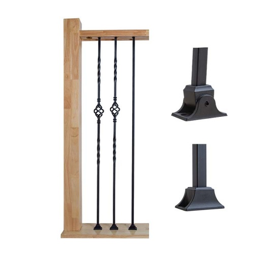 HUMMER ฐานรับเหล็กดัดราวระเบียง ขนาด 12.7mm  รุ่น TL-C07