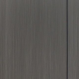 WELLINGTAN ประตู UPVC Profile รุ่น  WT2-GL (สำหรับใช้ห้องน้ำภายใน) เซาะร่องเส้นดำ  เกล็ดล่าง ขนาด 70x200 ซม. สีเกรย์(เจาะลูกบิด)
