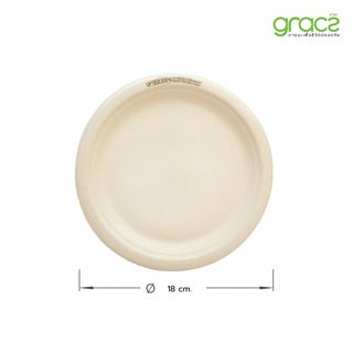 GRACZ เกรซ ซิมเปิล จาน 7 นิ้ว แพ็ค 6 ชิ้น