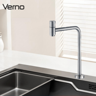 Verno ก๊อกอ่างล้างจานสแตนเลส304 แบบติดเคาน์เตอร์ ตัว L รุ่น นอร์วิส LT-2012
