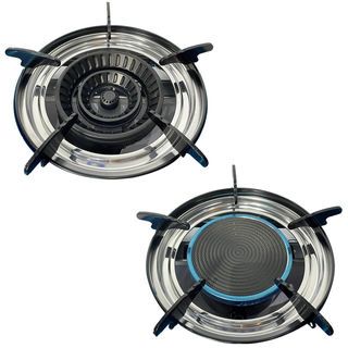 CROWN เตาแก๊สตั้งโต๊ะหน้าสเตนเลส 2 หัวเตาผสม รุ่น ROLANDA