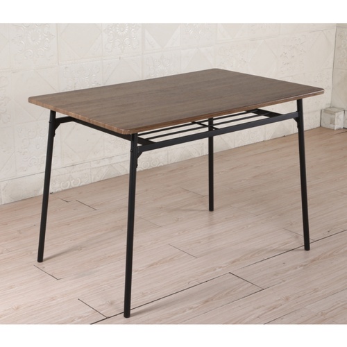 DELICATO ชุดโต๊ะอาหาร 4 ที่นั่ง รุ่น ALIN โต๊ะ : 110x70x75 ซม. เก้าอี้ : 45x44.5x85 ซม. สีน้ำตาลเข้ม