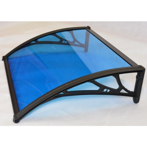 WELLINGTAN ชุดกันสาดโพลีคาร์บอเนต NWT21-1 ขนาด 60x100 ซม. 6มม. สีน้ำเงิน