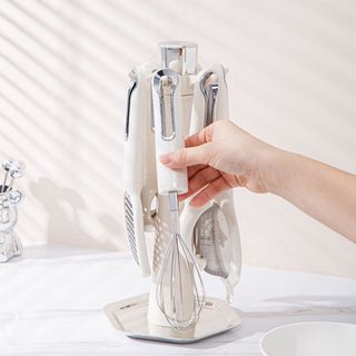 KOSCH กระชอนพร้อมด้ามจับ EASYCOOK สีขาว