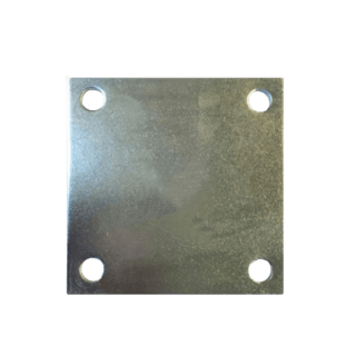 ปืนใหญ่ เหล็กแผ่นตัดกัลวาไนซ์เจาะรู  6x6 นิ้ว  9 มม.