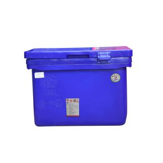 S&P ถังแช่ ขาต่ำ บานพับมือจับ 40 ลิตร สีน้ำเงิน