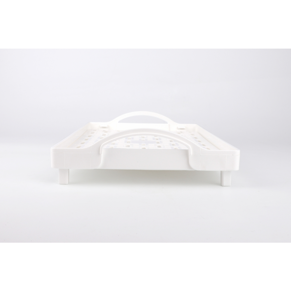 GOME ถาดเสิร์ฟอาหารพลาสติก 24x40x7.5 ซม. PRO KITCH 04 สีขาว