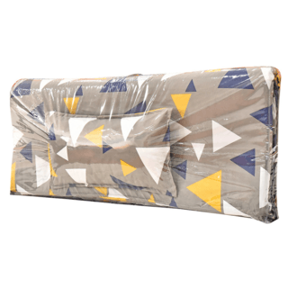 TRUFFLE ปิกนิคใยสังเคราะห์ พร้อมหมอน1ใบ หนา 2 นิ้ว ขนาด 5ฟุต สีเทา